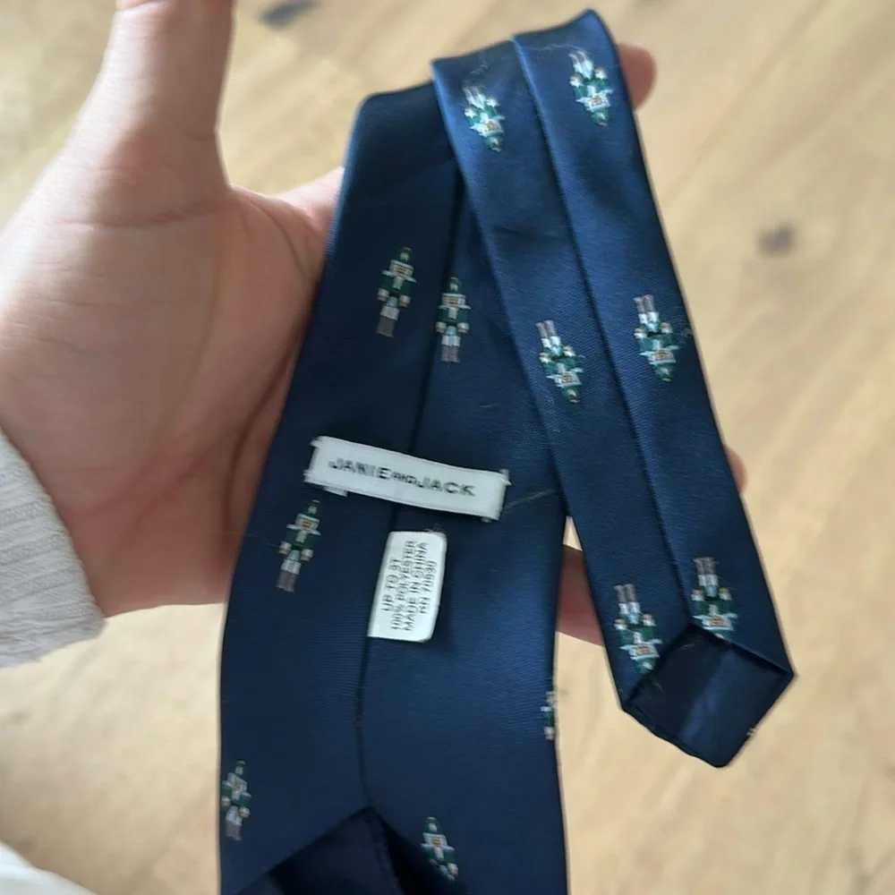 Janie and jack nutcracker boys tie navy up to 3T